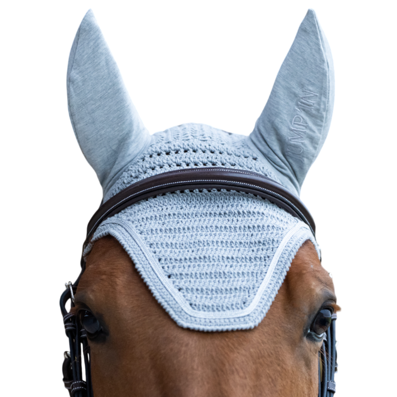 Jump'In - Bonnet pour chevaux Balthazar gris/ lurex | - Ohlala