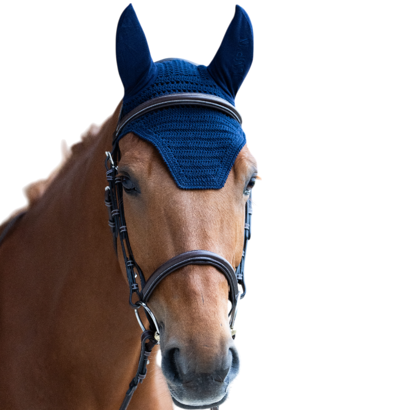 Jump'In - Bonnet pour chevaux Balthazar marine/ marine | - Ohlala