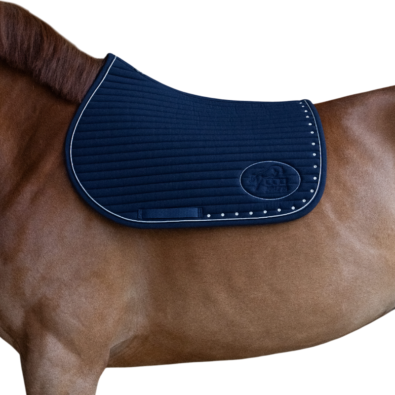 Jump'In - Tapis de selle Balthazar marine/ diamant | - Ohlala