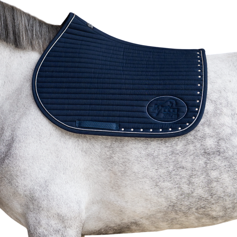 Jump'In - Tapis de selle Balthazar marine/ diamant | - Ohlala