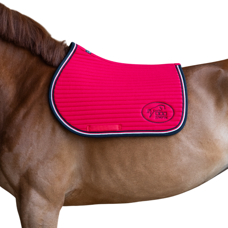 Jump'In - Tapis de selle Balthazar rouge/ noir | - Ohlala