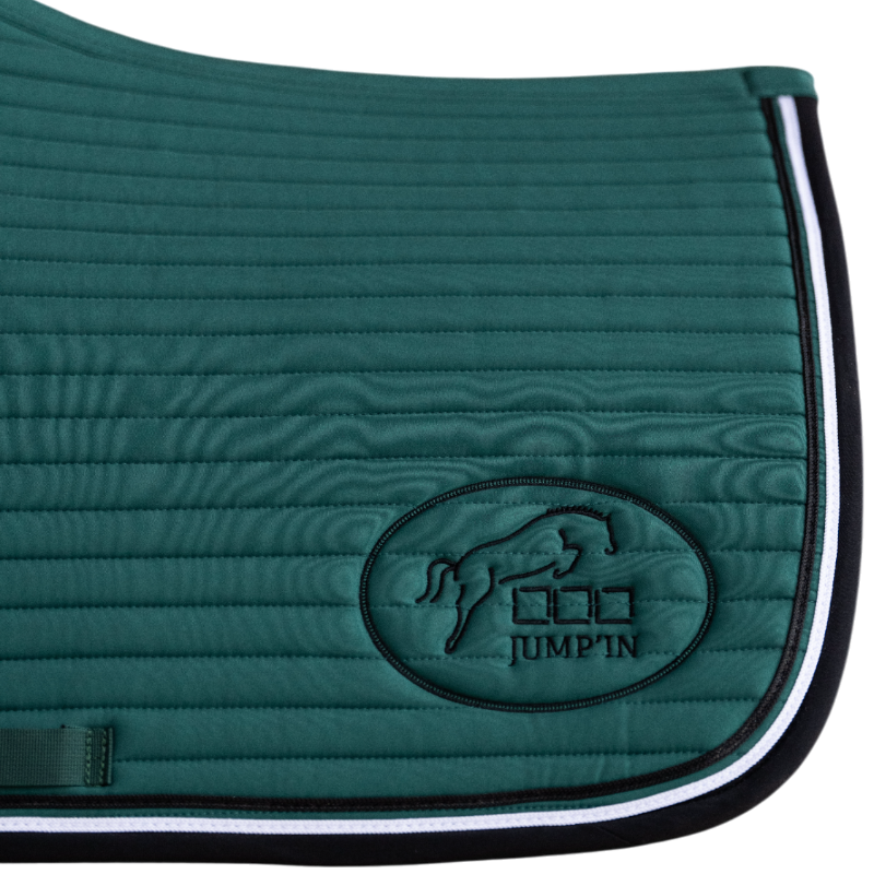 Jump'In - Tapis de selle Balthazar vert/ noir | - Ohlala