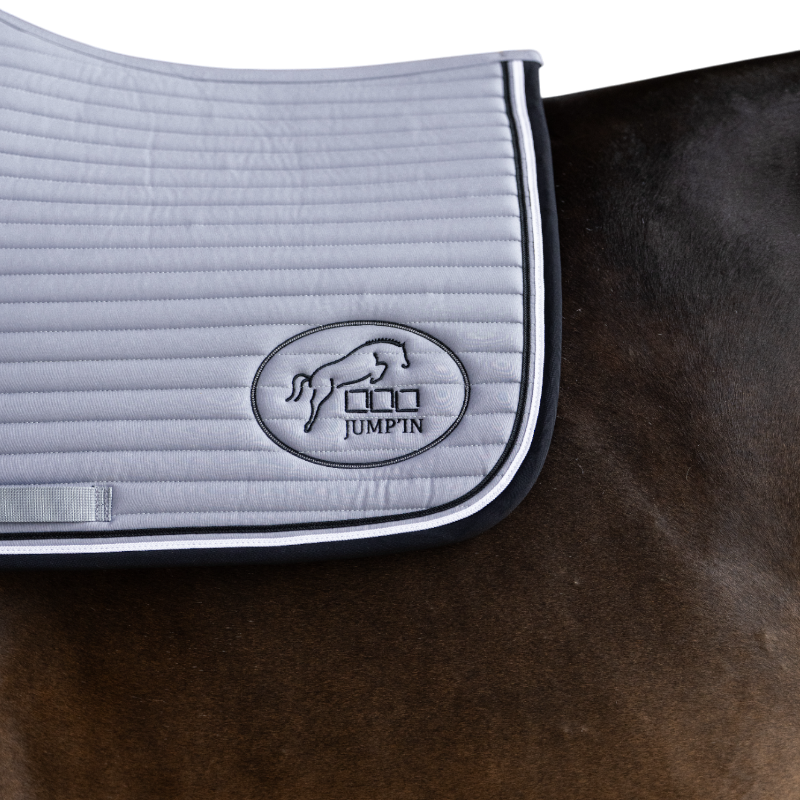 Jump'In - Tapis de selle Balthazar gris/ noir | - Ohlala