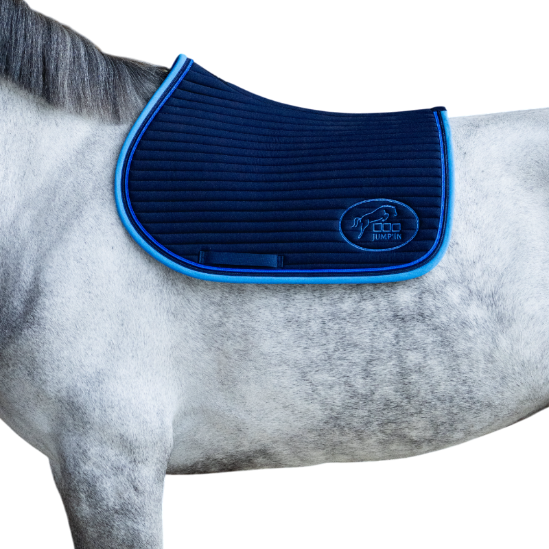 Jump'In - Tapis de selle Balthazar marine/ bleu royal | - Ohlala