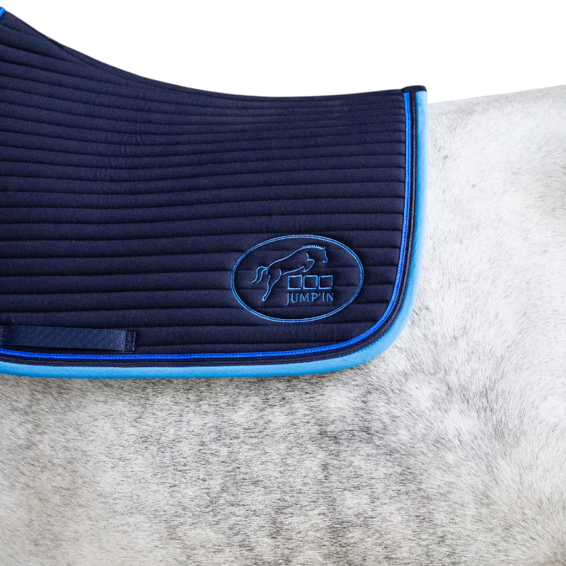 Jump'In - Tapis de selle Balthazar marine/ bleu royal | - Ohlala