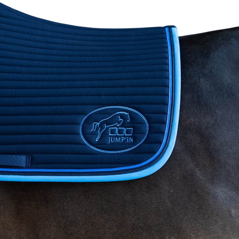 Jump'In - Tapis de selle Balthazar marine/ bleu royal | - Ohlala