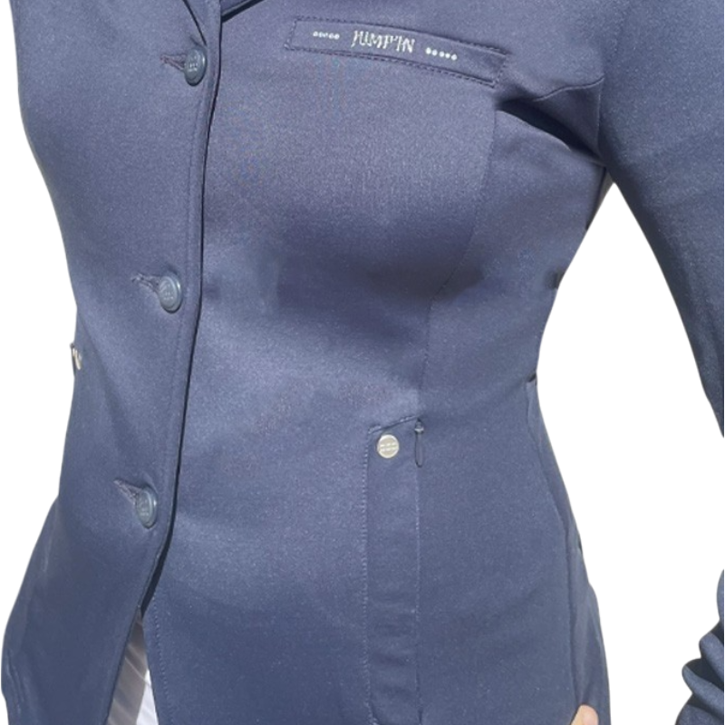 Jump'In - Veste de compétition Junior fille Charlotte marine | - Ohlala