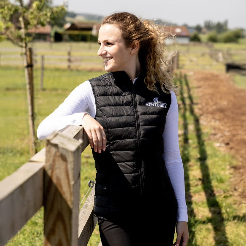 Kentucky Horsewear - Doudoune sans manches femme noir | - Ohlala