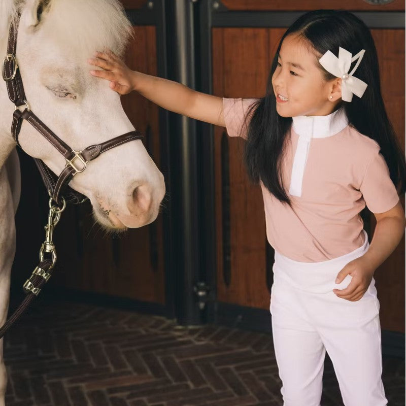 Kentucky Horsewear - Legging d'équitation Sammy Kids fille full Grip blanc | - Ohlala