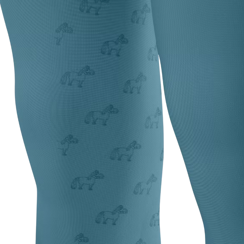 Kentucky Horsewear - Legging d'équitation Sammy Kids fille full Grip émeraude | - Ohlala