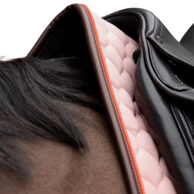 Kentucky Horsewear - Tapis de dressage Onion Quilt Leather Neon vieux rose | - Ohlala
