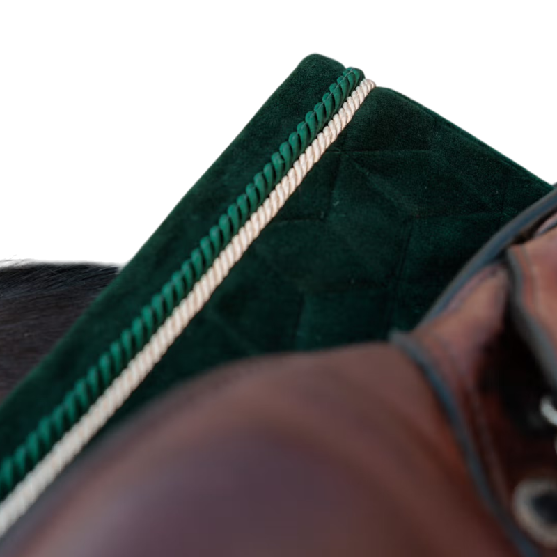 Kentucky Horsewear - Tapis de selle Velvet pine green | - Ohlala