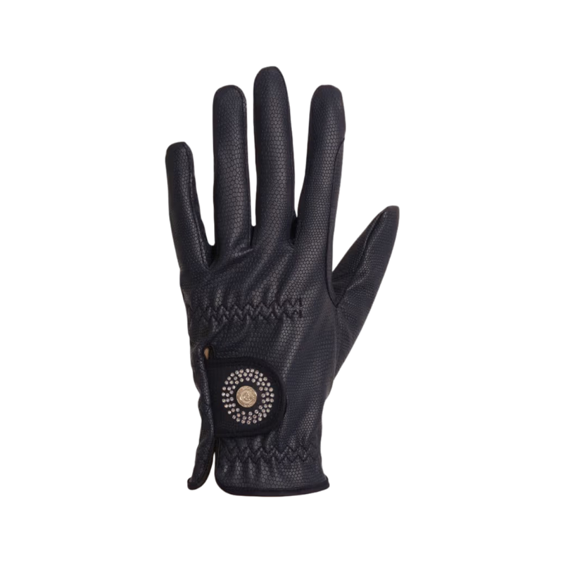 Kentucky Horsewear - Gants d'équitation Grip Glitter marine | - Ohlala