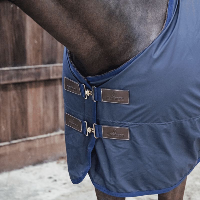 Kentucky Horsewear - Couverture d'extérieur all weather hurricane 50g marine | - Ohlala