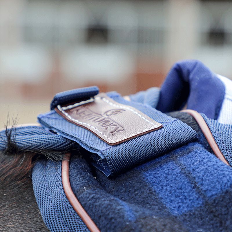 Kentucky Horsewear - Couvre-reins Heavy Fleece à carreaux | - Ohlala
