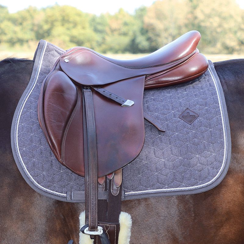 Kentucky Horsewear - Tapis de selle Laine gris | - Ohlala