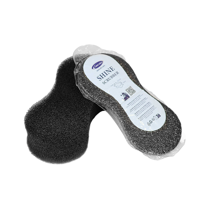 Lami-cell - Éponge Shine Scrubber noir | - Ohlala