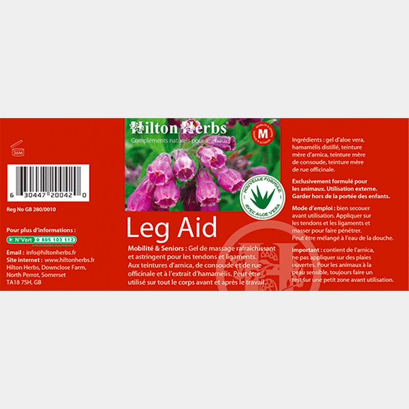 Hilton Herbs - Gel rafraichissant Tendons & ligaments LEG AID 250ml | - Ohlala