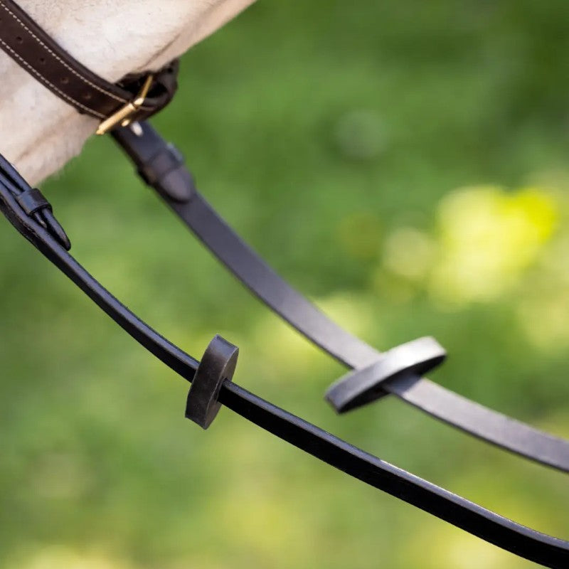 Lemieux - Arrêtoirs de rênes en caoutchouc noir | - Ohlala
