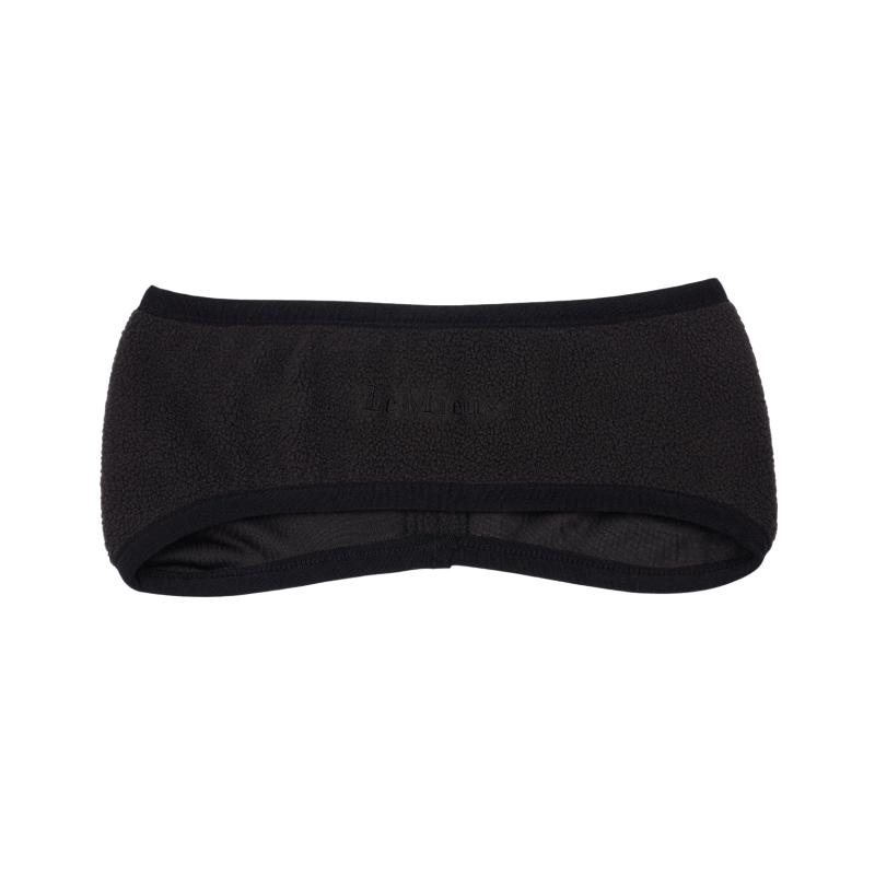 Lemieux - Bandeau cache-oreilles en polaire noir | - Ohlala