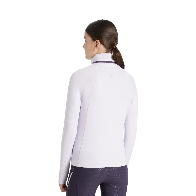 Lemieux - Baselayer fille à col montant Young Rider Savannah lilac | - Ohlala