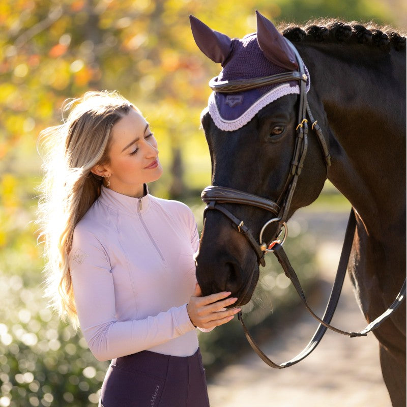 LeMieux - Baselayer léger manches longues femme Halle lilac | - Ohlala