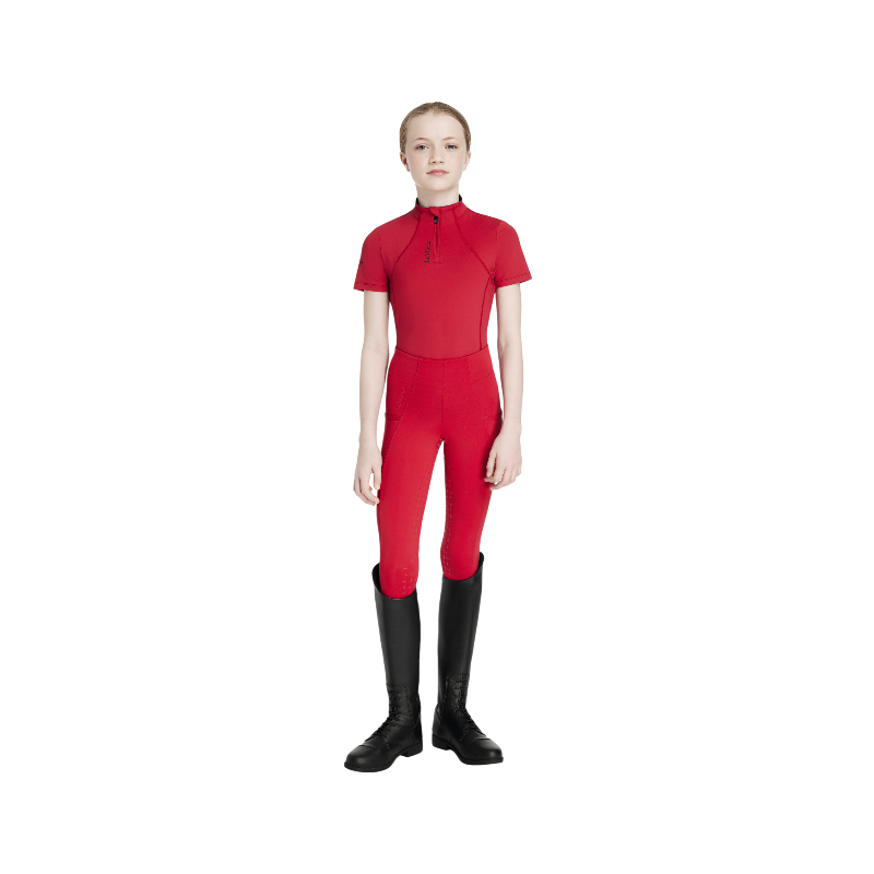 Lemieux - Baselayer manches courtes enfant Junior Young Rider Classique Chilli | - Ohlala