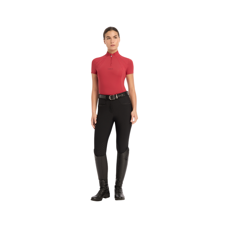 Lemieux - Baselayer manches courtes femme Mia Mesh chili | - Ohlala