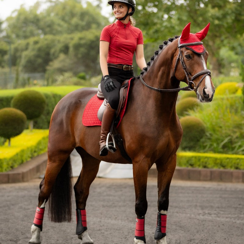 Lemieux - Baselayer manches courtes femme Mia Mesh chili | - Ohlala