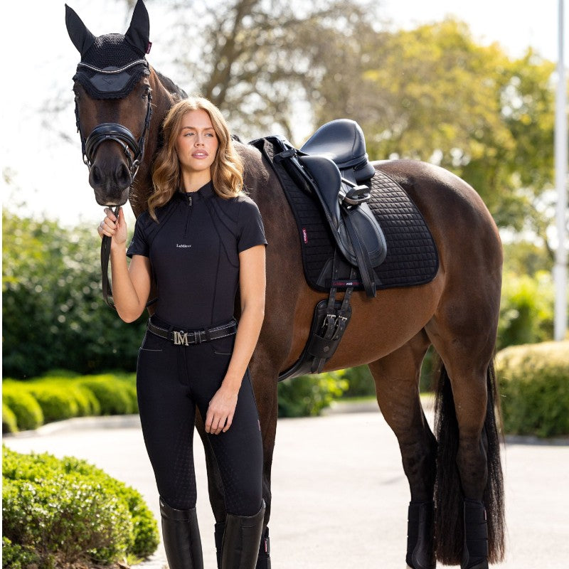 Lemieux - Baselayer manches courtes femme Mia Mesh noir | - Ohlala