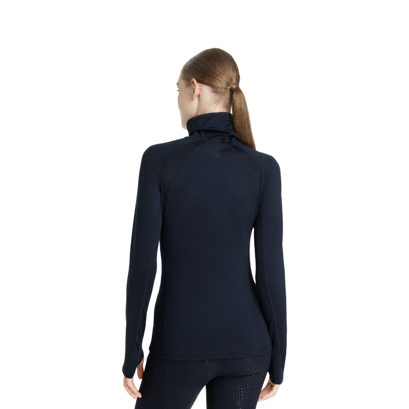 LeMieux - Baselayer manches longues col montant femme Sara marine | - Ohlala