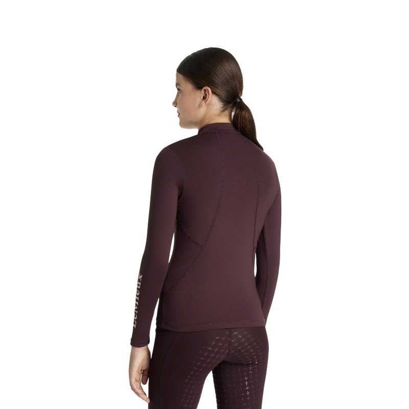 LeMieux - Baselayer manches longues enfant Classique Young Rider damson | - Ohlala