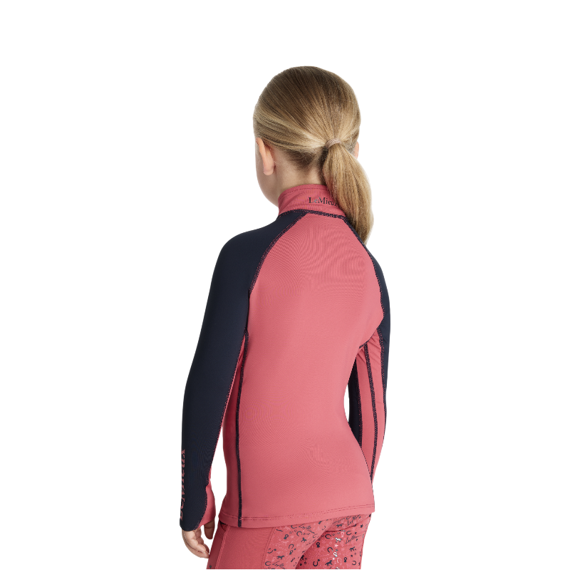 Lemieux - Baselayer manches longues enfant Mini cranberry | - Ohlala