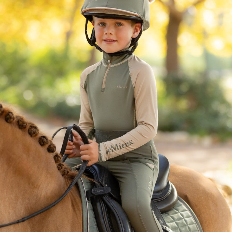 Lemieux - Baselayer manches longues enfant Mini rosemary | - Ohlala