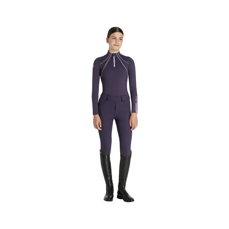LeMieux - Baselayer manches longues enfant Rider Mia Mesh juniper | - Ohlala