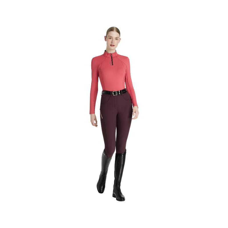 LeMieux - Baselayer manches longues femme Classique cranberry | - Ohlala