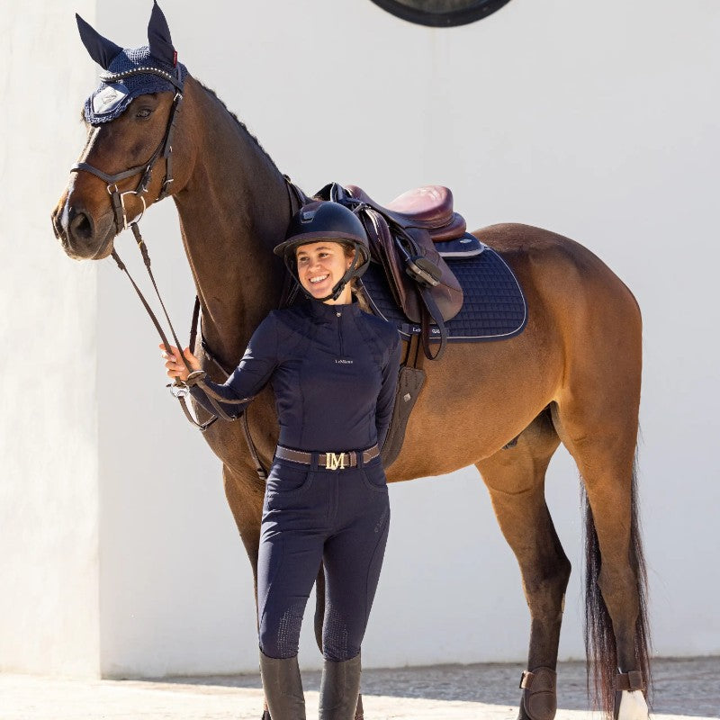 Lemieux - Baselayer manches longues femme Mia Mesh marine | - Ohlala