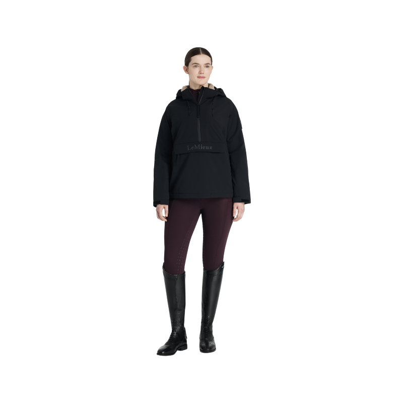 LeMieux - Blouson imperméable demi-zippé femme Phoebe noir | - Ohlala