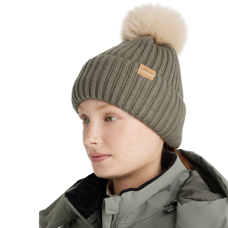 Lemieux - Bonnet femme côtelé Clara rosemary | - Ohlala