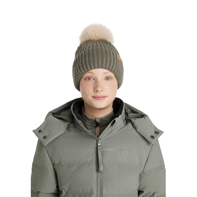 Lemieux - Bonnet femme côtelé Clara rosemary | - Ohlala