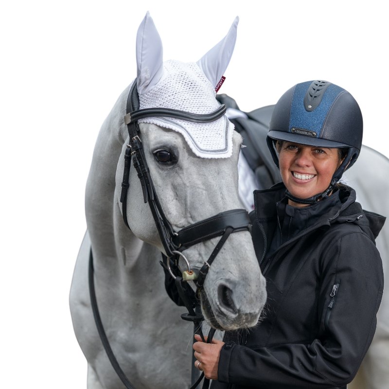 Lemieux - Bonnet pour chevaux anti-mouches Crystal blanc | - Ohlala