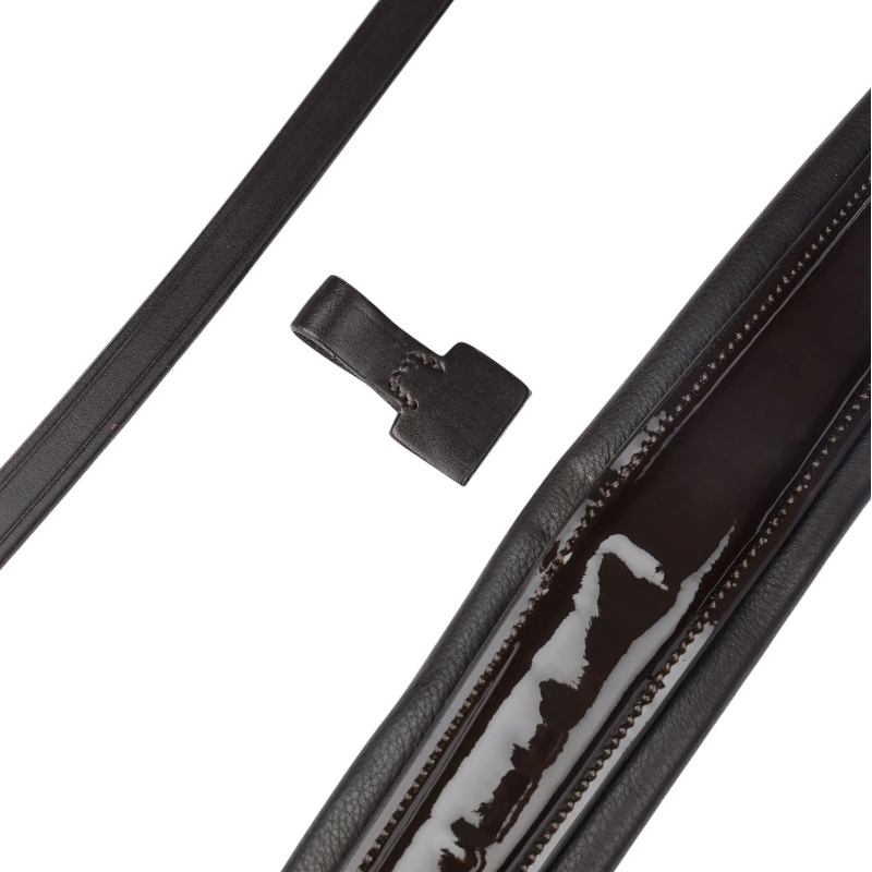 Lemieux - Bridon de dressage Kudos Patent marron | - Ohlala