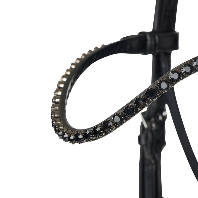 Lemieux - Bridon de dressage Kudos Patent noir | - Ohlala