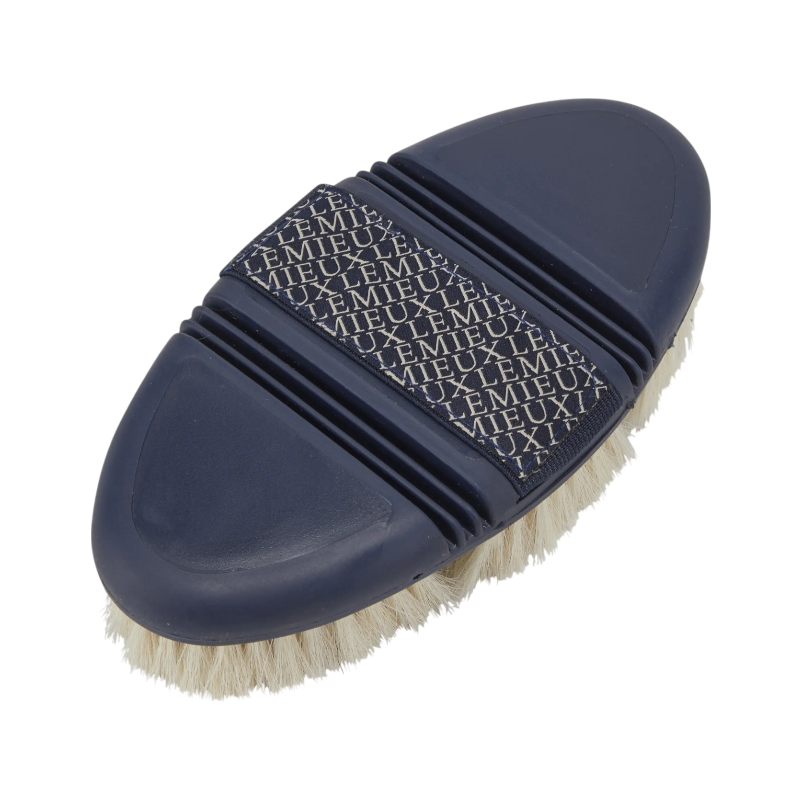 Lemieux - Brosse douce en poils de chèvre Flexi marine | - Ohlala