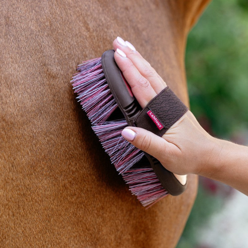 LeMieux - Brosse souple Flexi cranberry | - Ohlala