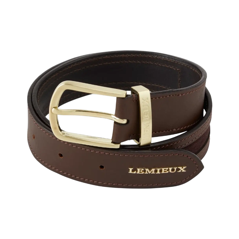 Lemieux - Ceinture femme Suede marron | - Ohlala