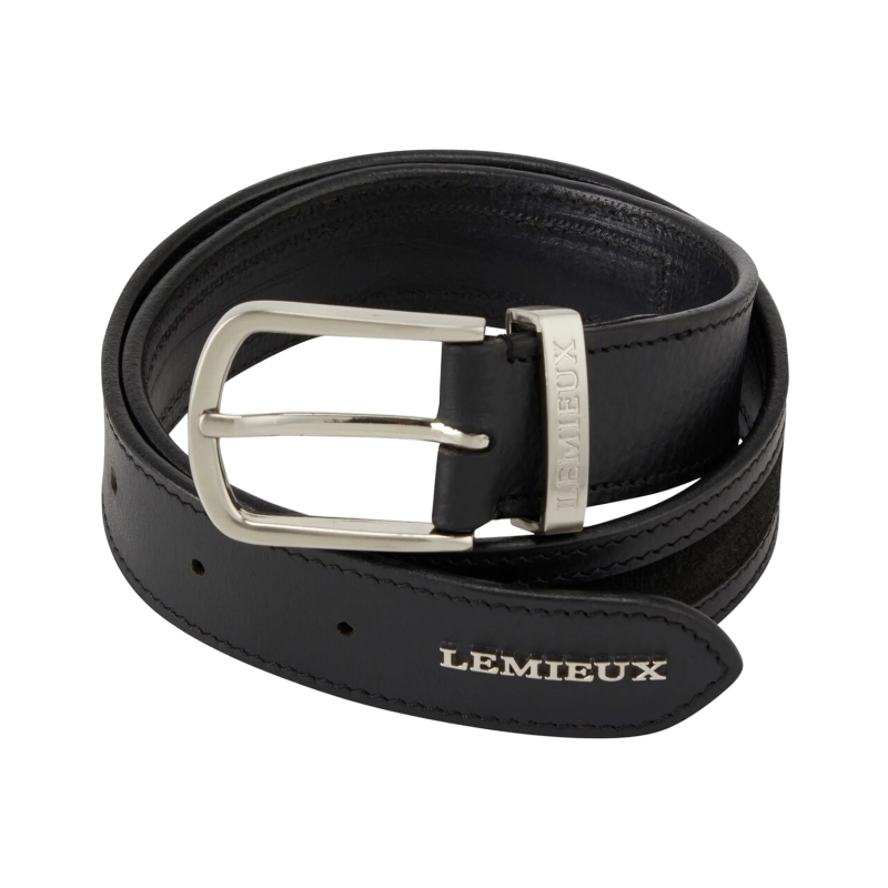 Lemieux - Ceinture femme Suede noir | - Ohlala