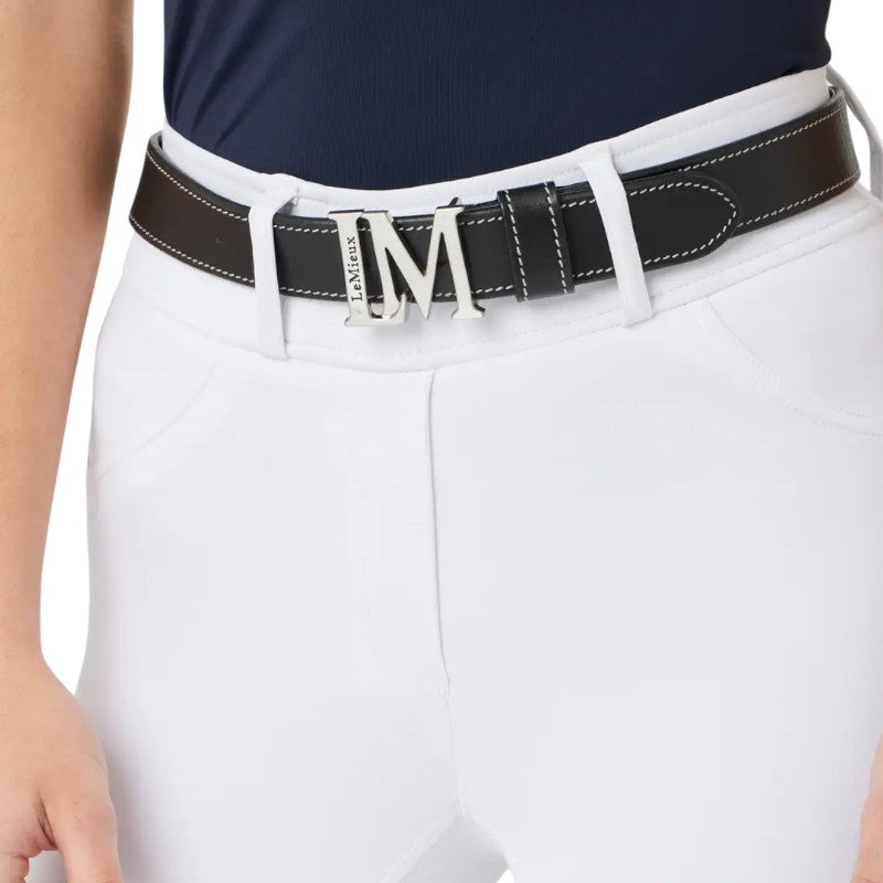 Lemieux - Ceinture unisexe Monogram noir | - Ohlala
