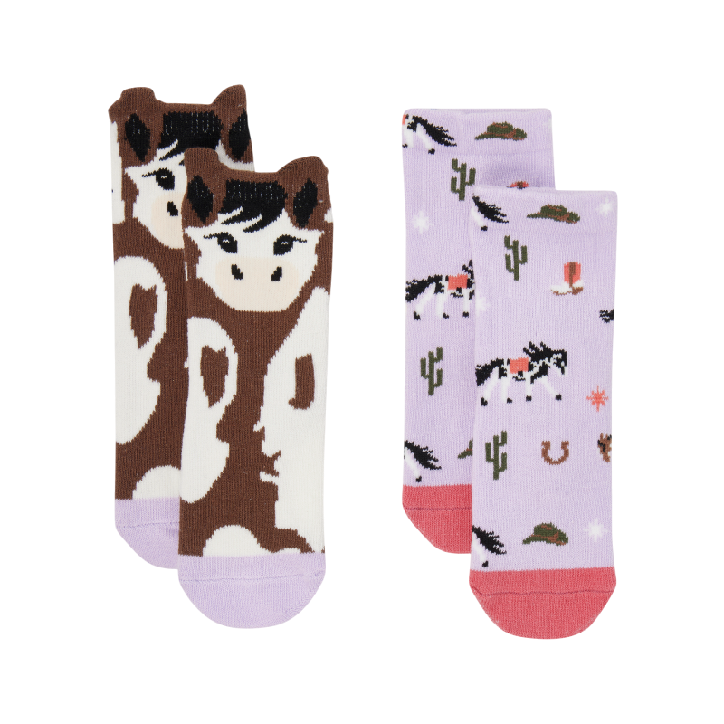 LeMieux - Chaussettes Mini Paint Pony lilac (x2) | - Ohlala