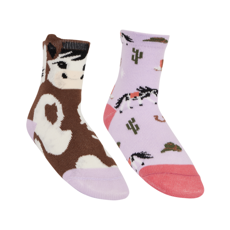 LeMieux - Chaussettes Mini Paint Pony lilac (x2) | - Ohlala